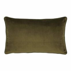 Brown Velvet Rectangle Cushion Cover - 30cm X 50cm