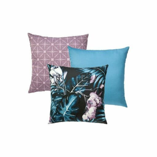 Photo of 3 blue square outdoor cushion cover collection