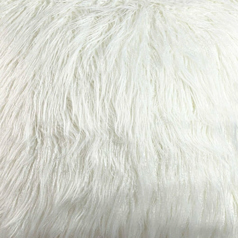 Buy Islington White Rectangular Fur Cushion Cover Online | Simply ...